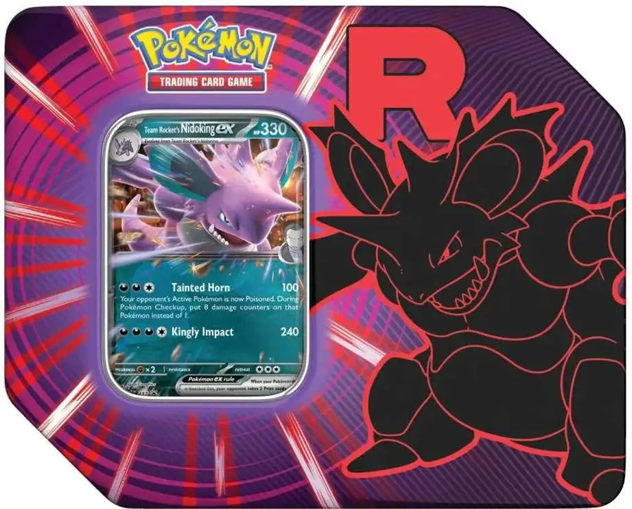 Pokemon Team Rocket Tin (5 Packs)