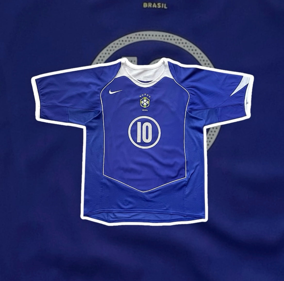 Brazil 2004-06 Away / Ronaldinho #10