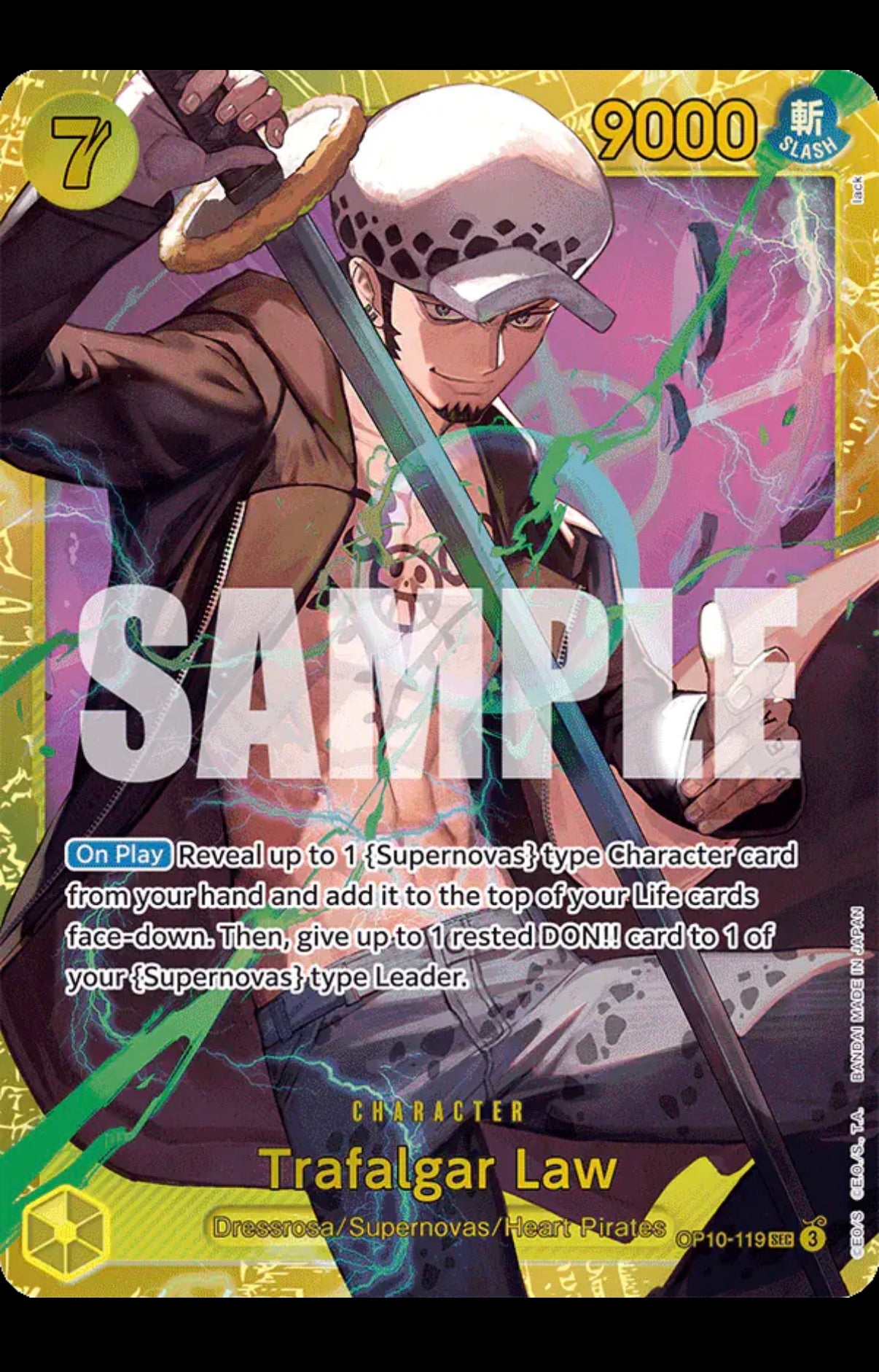 Trafalgar Law (119)
One Piece • Royal Blood
SEC • OP10-119
