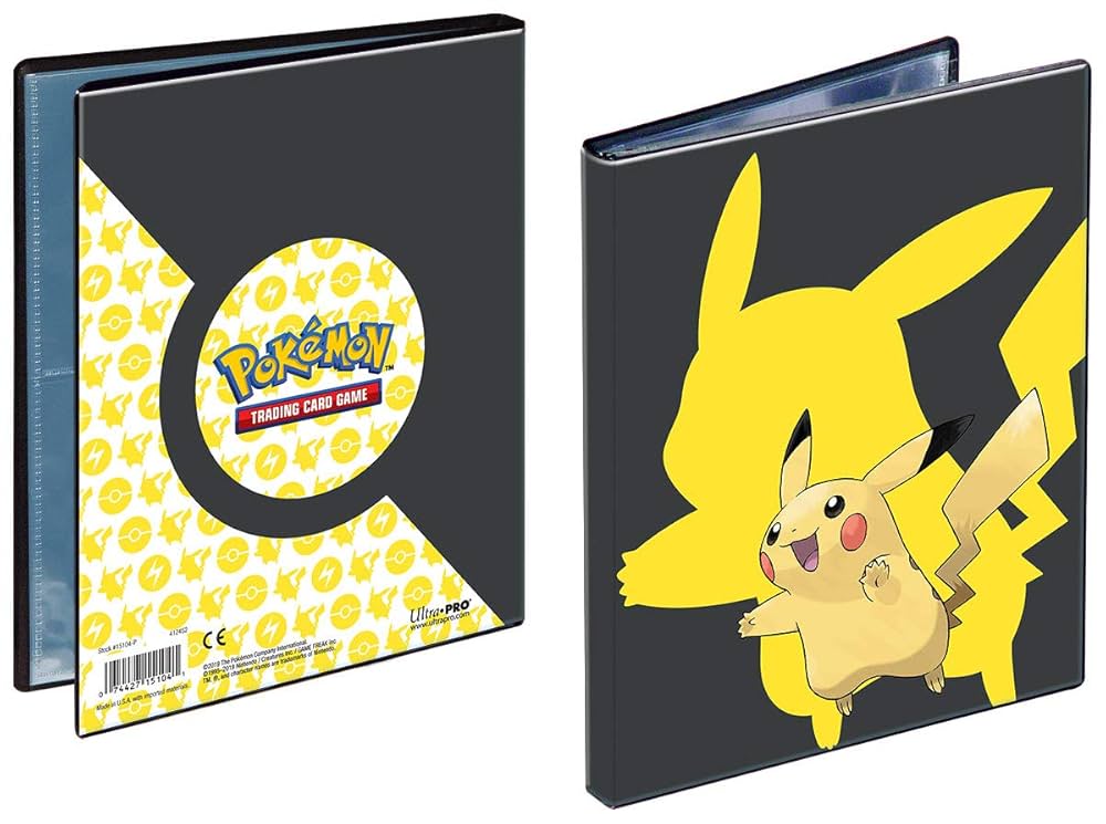 Ultra Pro Pokemon Binder - Pocket Portfolio ( Pikachu )