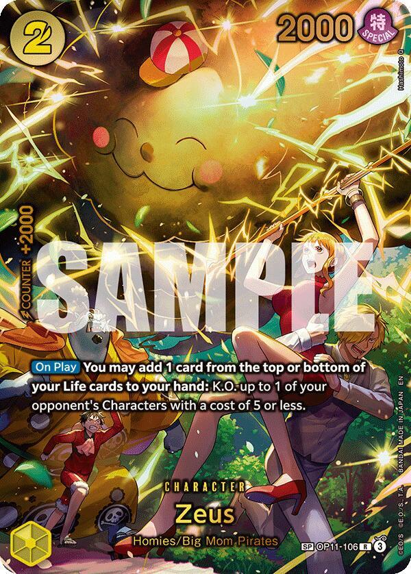 Zeus (SP)
One Piece • Adventure on Kami's Island
R• OP11-106