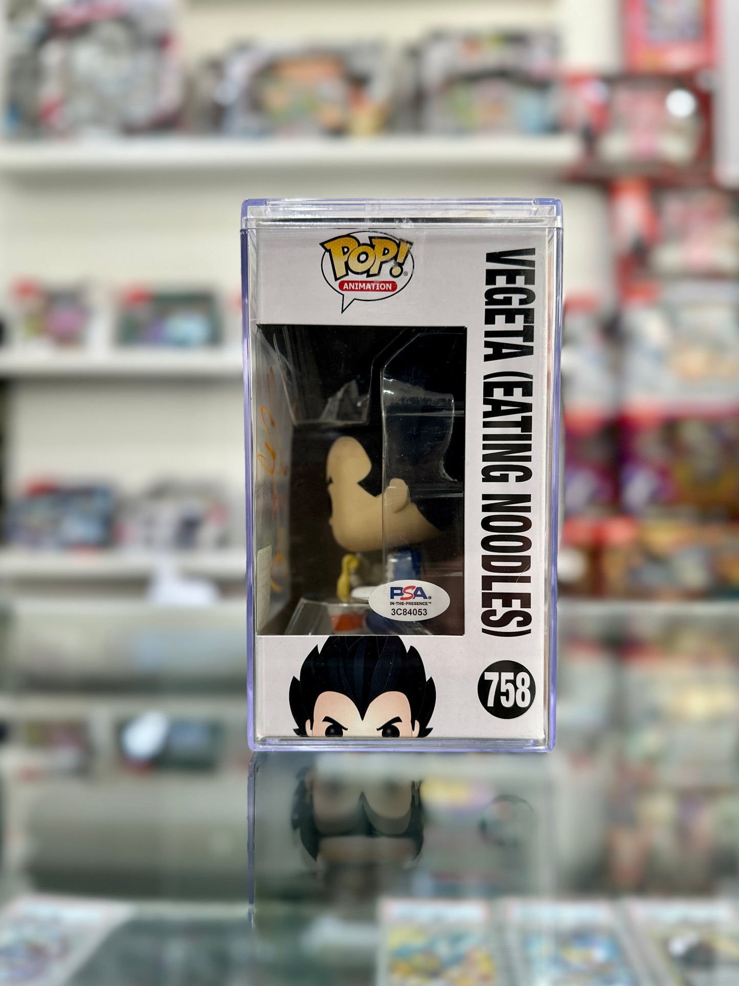 Dragon Ball Z: Vegeta (Eating Noodles) #758 - Signed by Ryō Horikawa (JVA) - PSA Certified