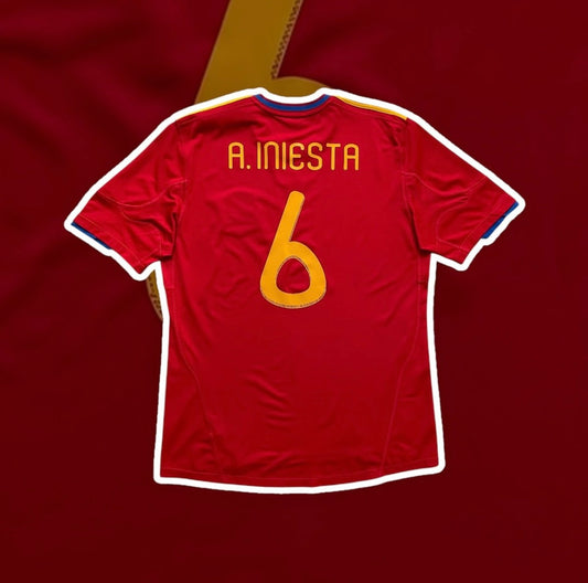 Spain 2009-10 Home / A. Iniesta #6