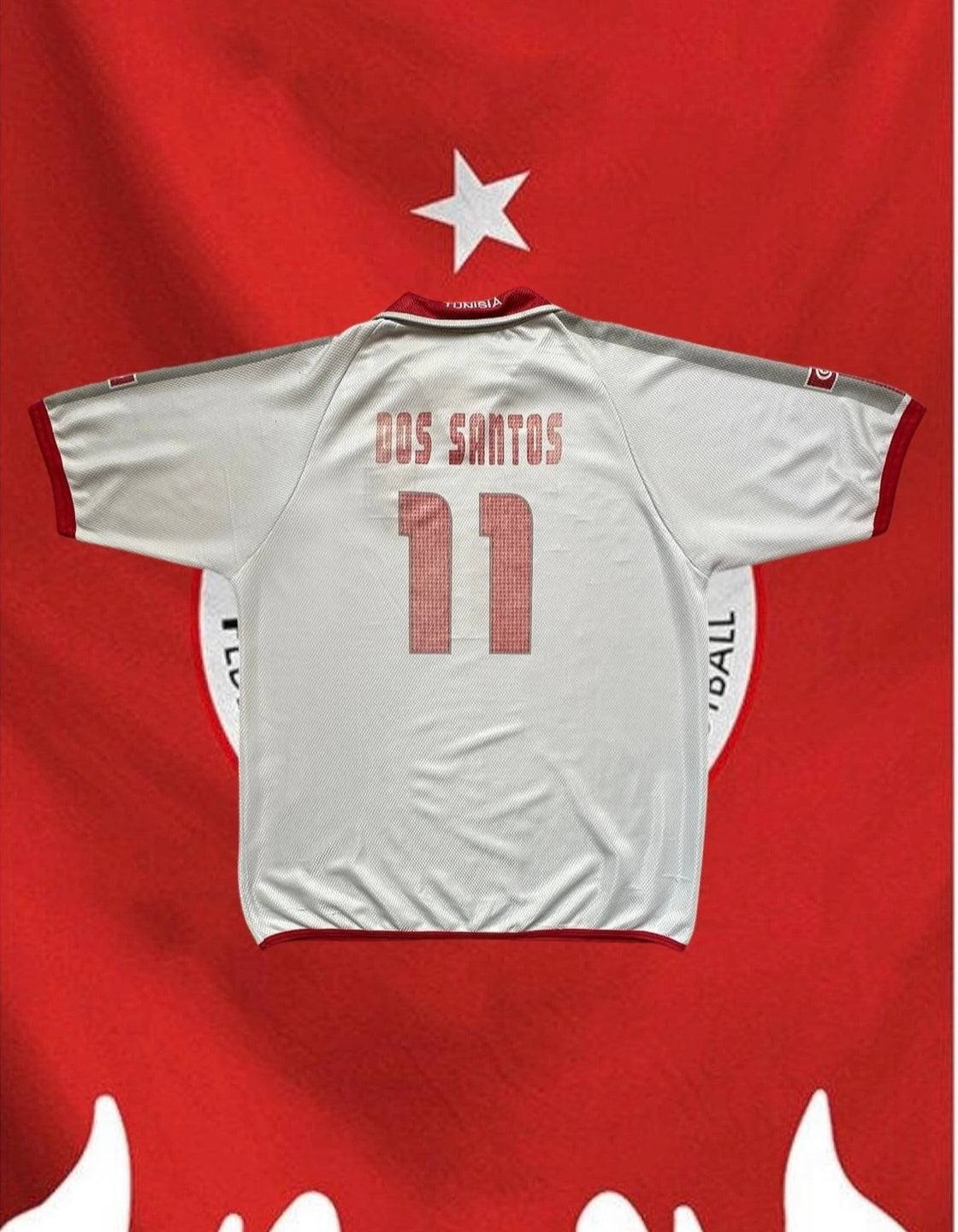 Tunisia 2004-05 Away / Dos Santos #11