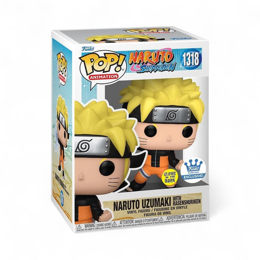 Naruto Uzumaki with Rasenshuriken #1318 - GITD Funko Shop Exclusive
