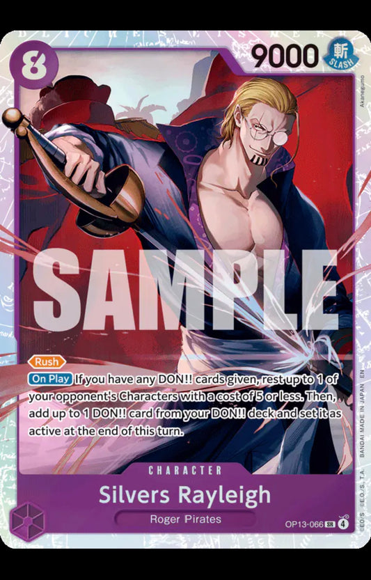 Silvers Rayleigh
One Piece • Carrying On His Will
SR • OP13-066
