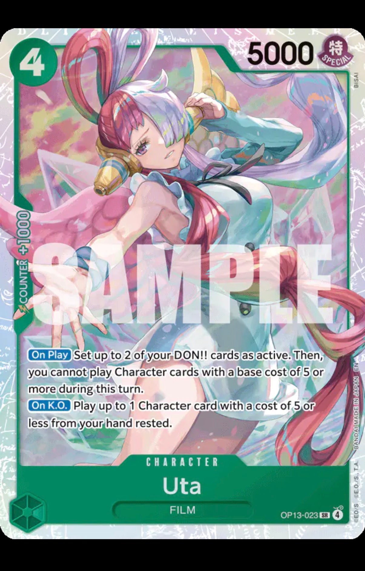 Uta
One Piece • Carrying On His Will
SR • OP13-023