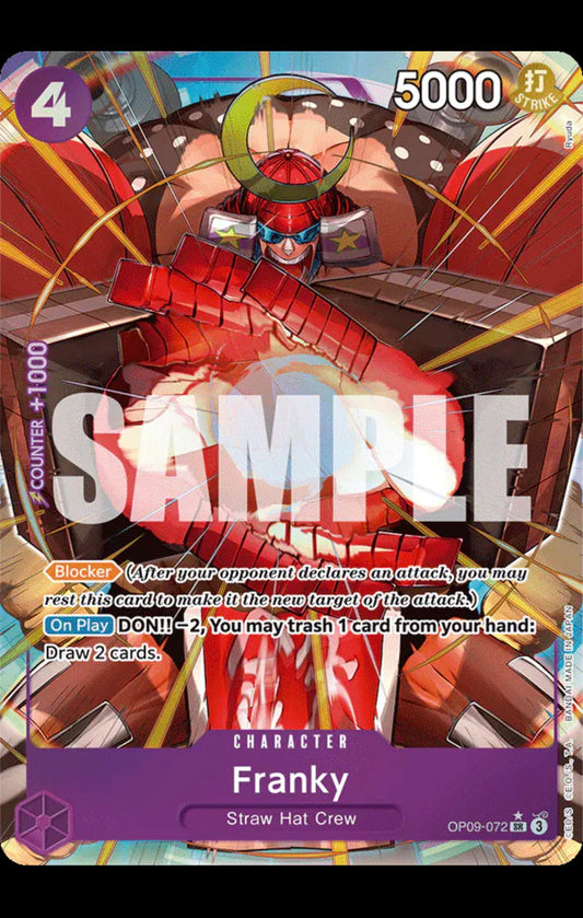 Franky (Parallel)
One Piece • Emperors in the New World
SR • OP09-072