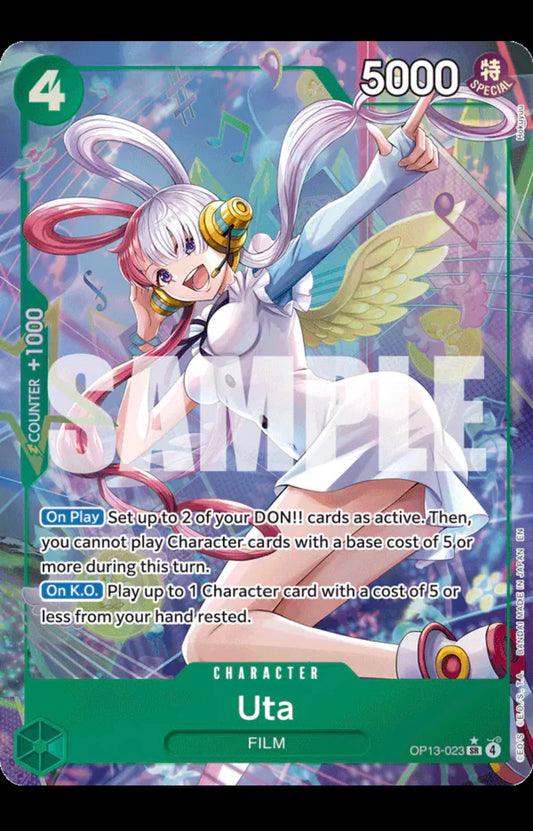 Uta (Alternate Art)
One Piece • Carrying On His Will
SR • OP13-023