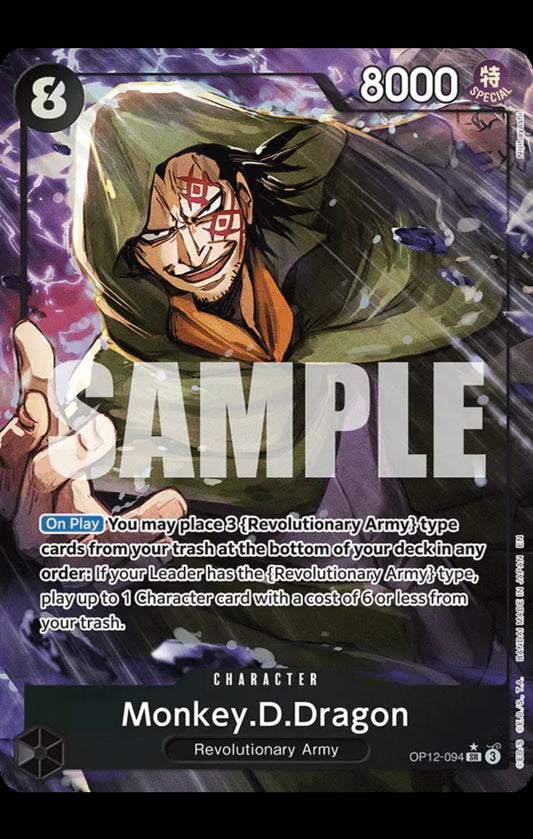 Monkey.D.Dragon (Alternate Art)
One Piece • Legacy of the Master
SR • OP12-094