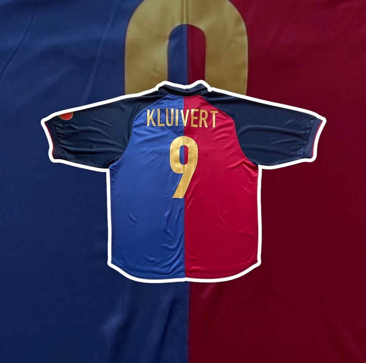 FCB 1999-00 Home / Kluivert #9