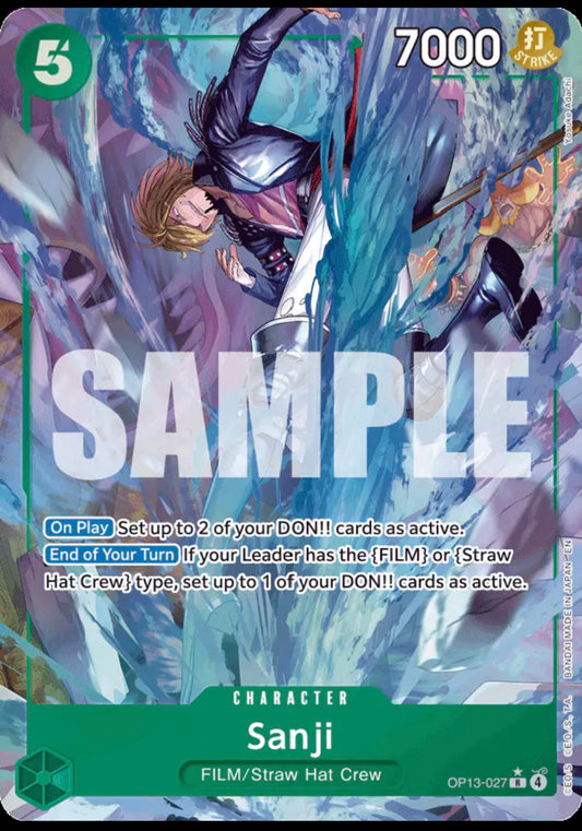 Sanji (Alternate Art)
One Piece • Carrying On His Will
R • OP13-027