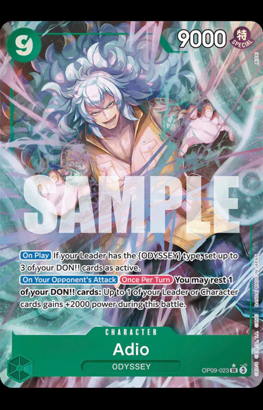 Adio (Parallel)
One Piece • Emperors in the New World
SR • OP09-023