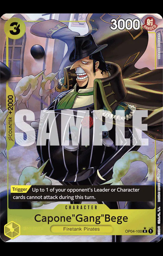 Capone"Gang"Bege (OP04-100) (Full Art)
One Piece • Premium Booster
R• OP04-100