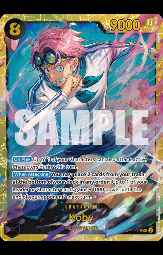 Koby (119)
One Piece • A Fist of Divine Speed
SEC • OP11-119