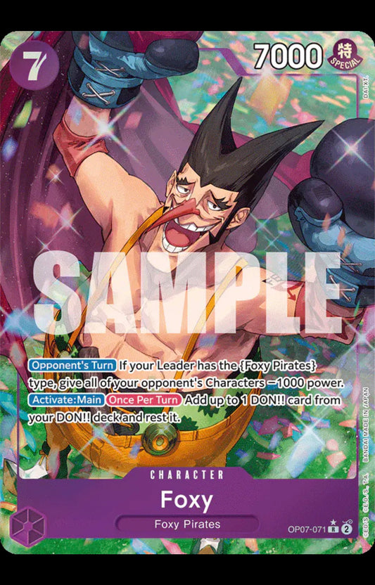 Foxy (071) (Parallel)
One Piece • 500 Years in the Future
R • OP07-071