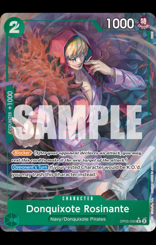 Donquixote Rosinante (Alternate Art)
One Piece • Premium Booster-The Best- Vol. 2
R • OP05-030