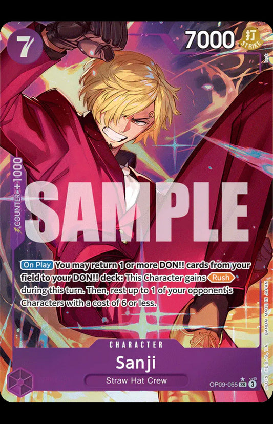 Sanji (065) (Parallel)
One Piece • Emperors in the New World
SR • OP09-065
