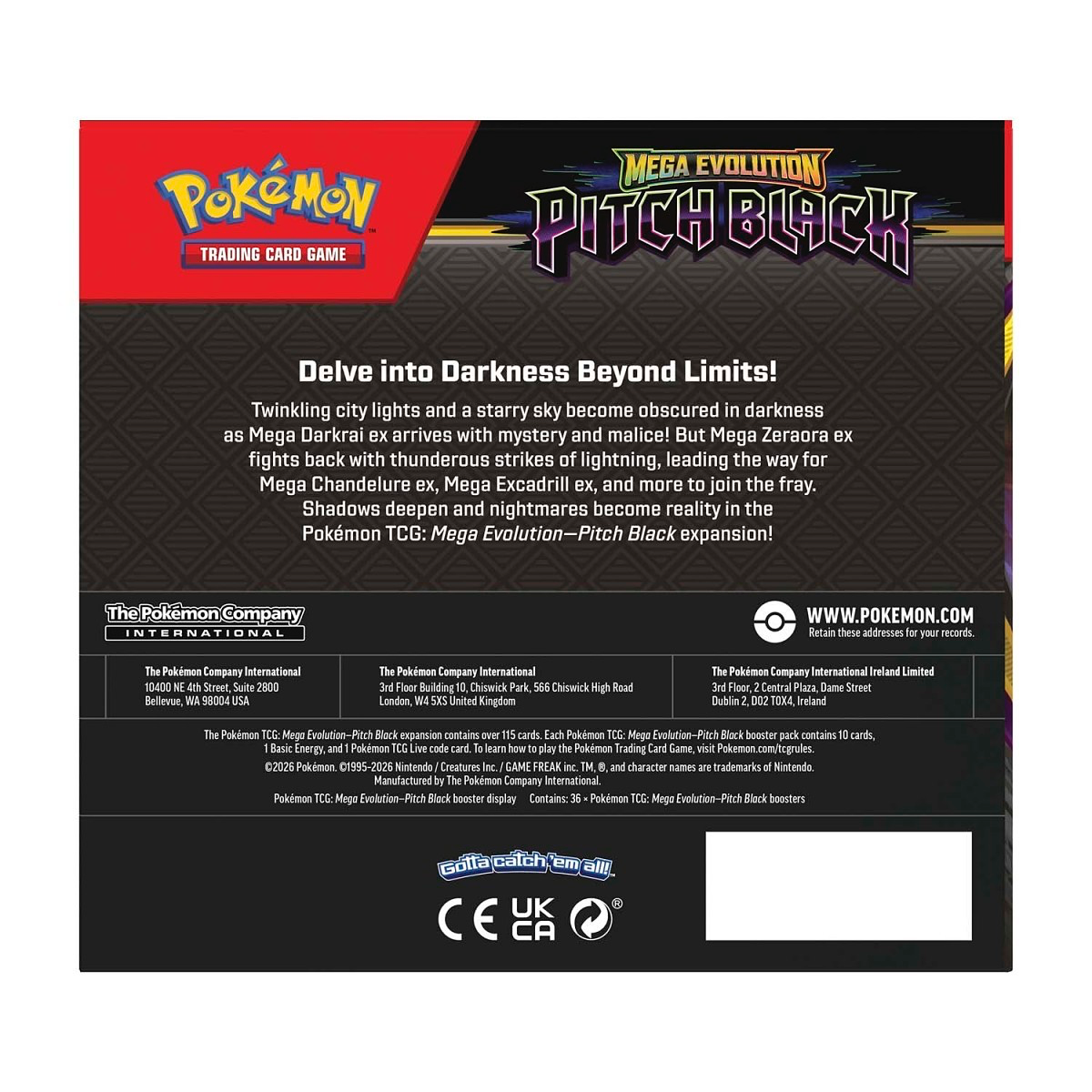 Mega Evolution - Pitch Black - Booster Box