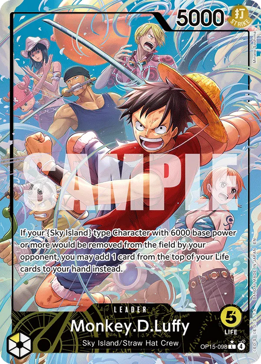 Monkey.D.Luffy (OP15-098) (Alternate Art)
One Piece • Adventure on Kami's Island
L • OP15-098