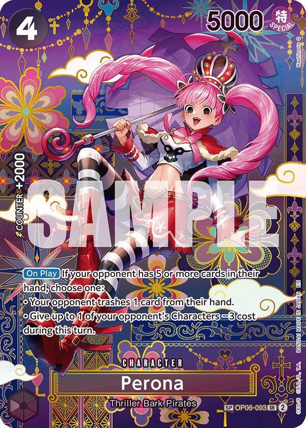Perona - OP06-093 (SP)
One Piece • The Azure Sea's Seven
SR • OP06-093
