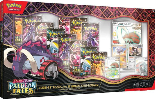 Paldean Fates Great Tusk & Iron Treads ex Premium Collection