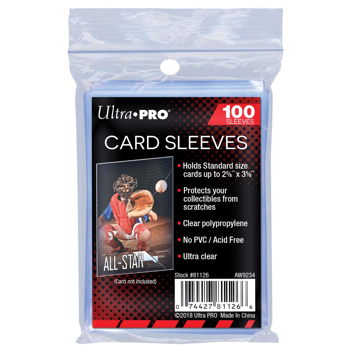Ultra Pro Sleeves - 100 Pcs.