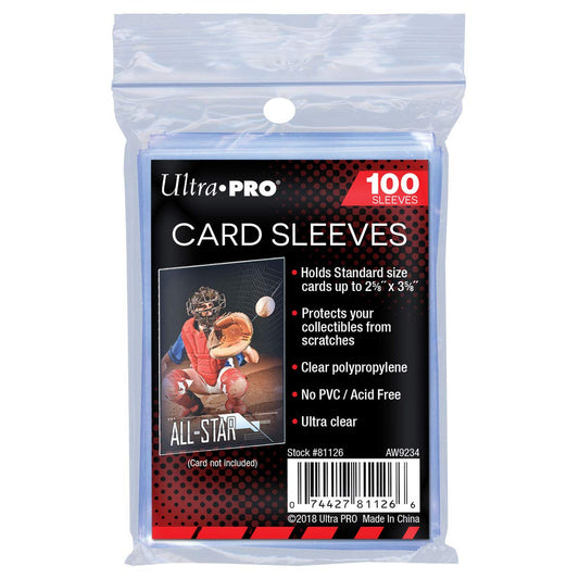 Ultra Pro Sleeves - 100 Pcs.